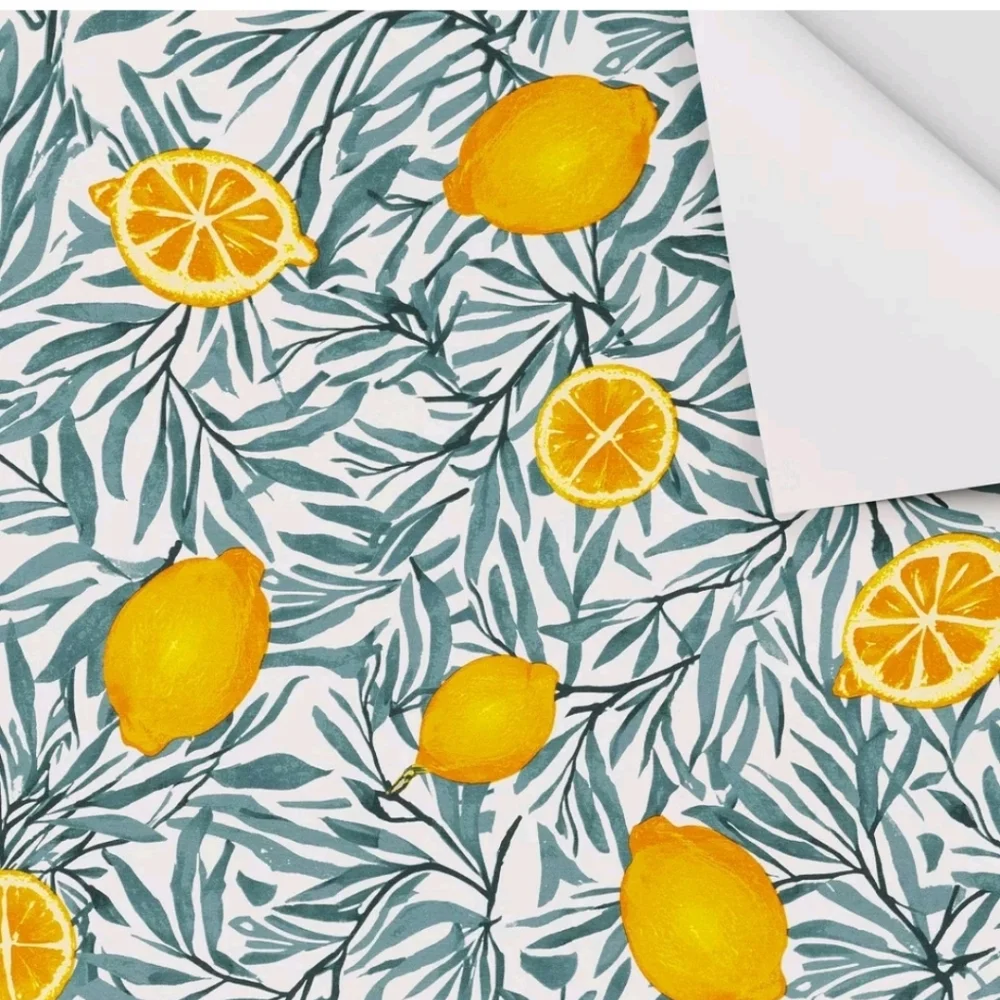 Threshold - Lemon Botanical Wallpaper